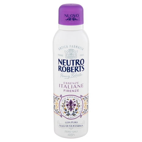 Neutro Roberts Essenze Italiane Firenze Olio Essenziale di Iris e Ambra Grigia 200 ml